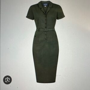 Collectif Vintage Classic Green Dress